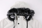 Chaqueta hombre capucha desmontable forrada piel contemporánea materiales premium - Klein