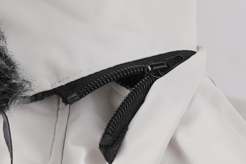 Chaqueta hombre capucha desmontable forrada piel contemporánea materiales premium - Klein