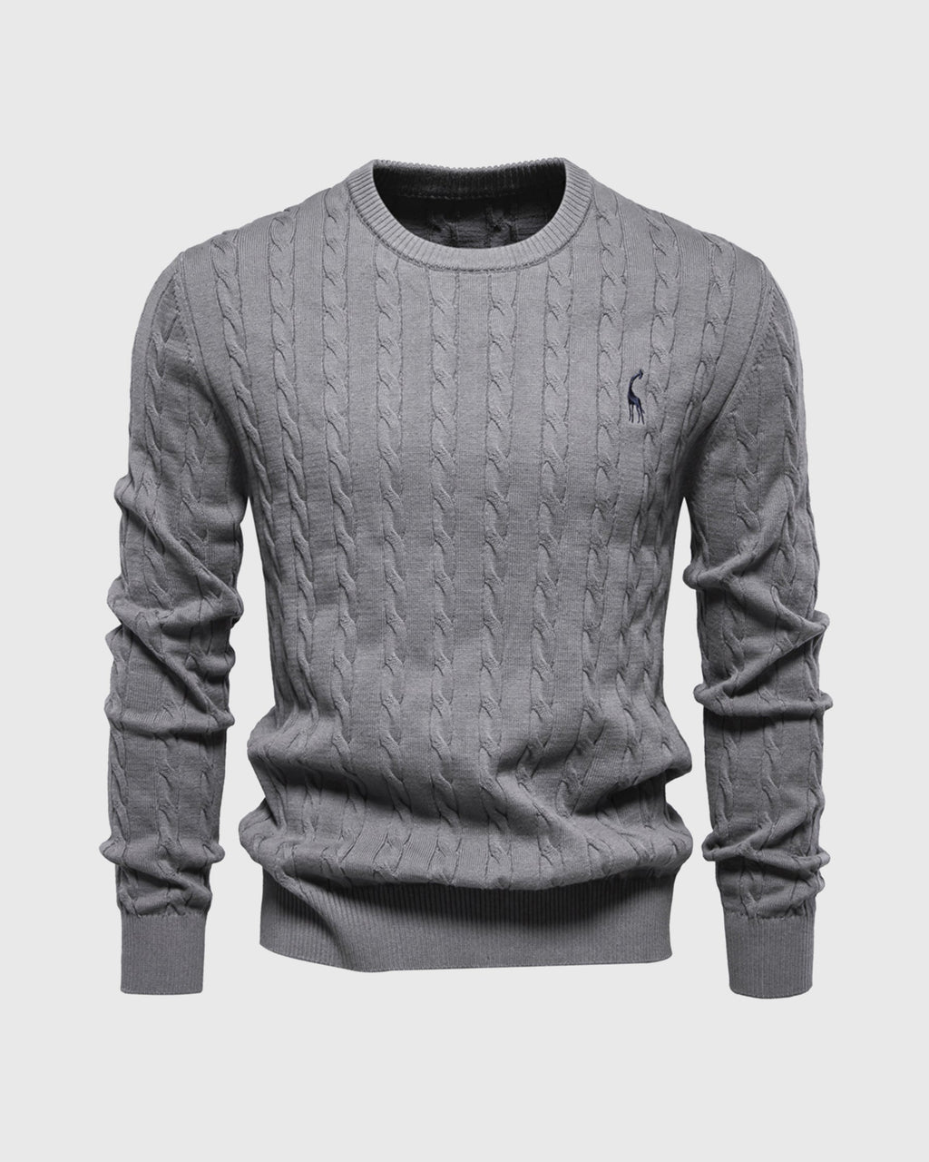 Suéter para hombre tejido de punto trenzado - Lioren