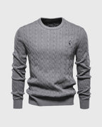 Suéter para hombre tejido de punto trenzado - Lioren