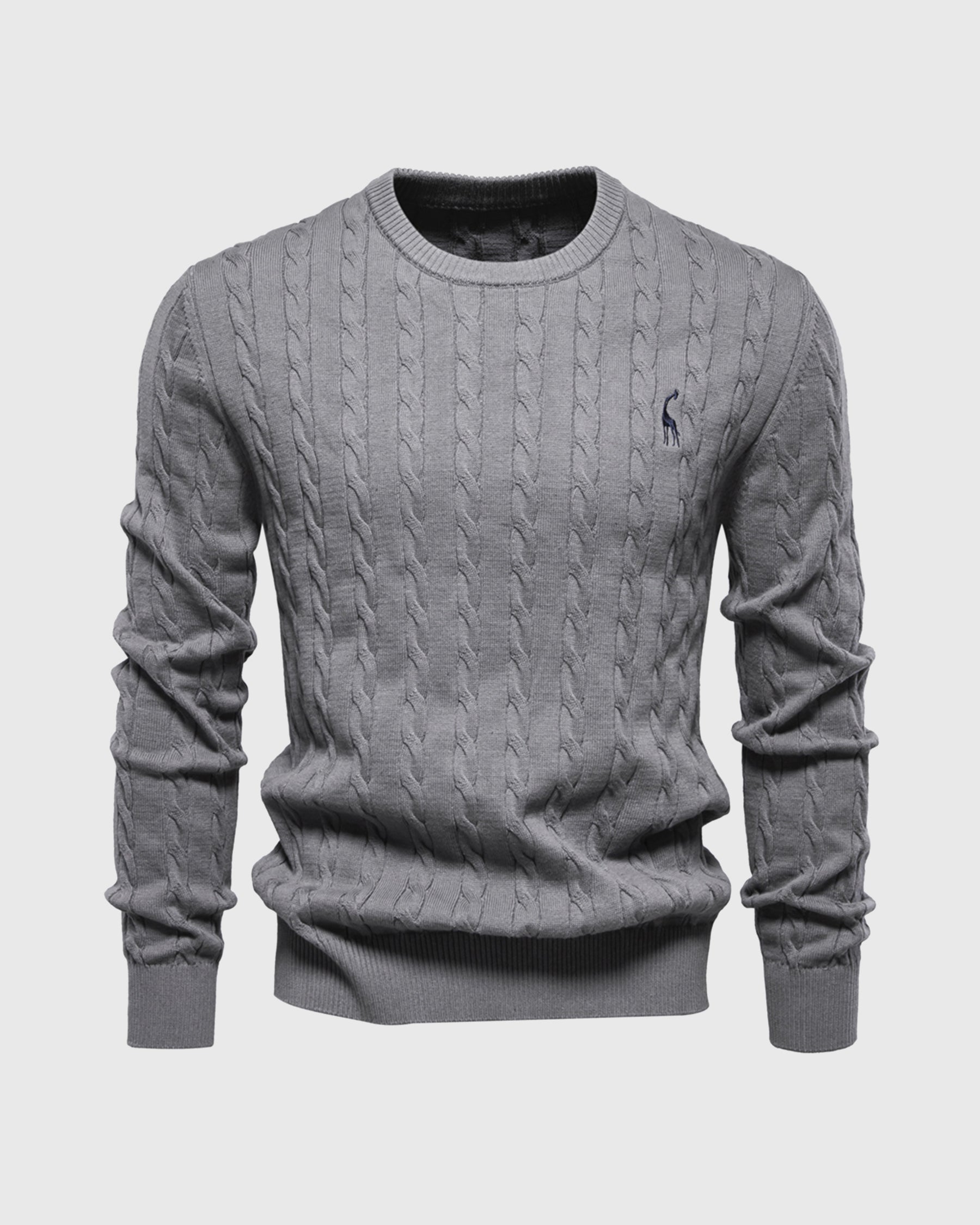 Suéter para hombre tejido de punto trenzado - Lioren