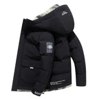 Chaqueta acolchada hombre capucha gruesa aislante cálida invierno resistente - Jago