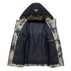 Chaqueta acolchada hombre capucha gruesa aislante cálida invierno resistente - Jago