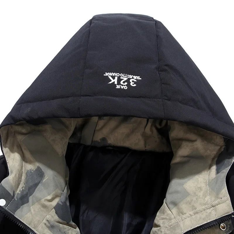 Chaqueta acolchada hombre capucha gruesa aislante cálida invierno resistente - Jago