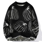 Jersey de punto con estampado de calabazas - Gino