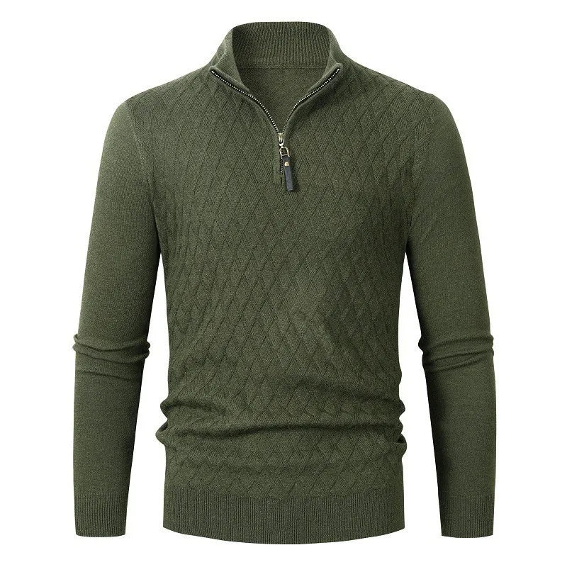 Jersey de punto con media cremallera - Nivard