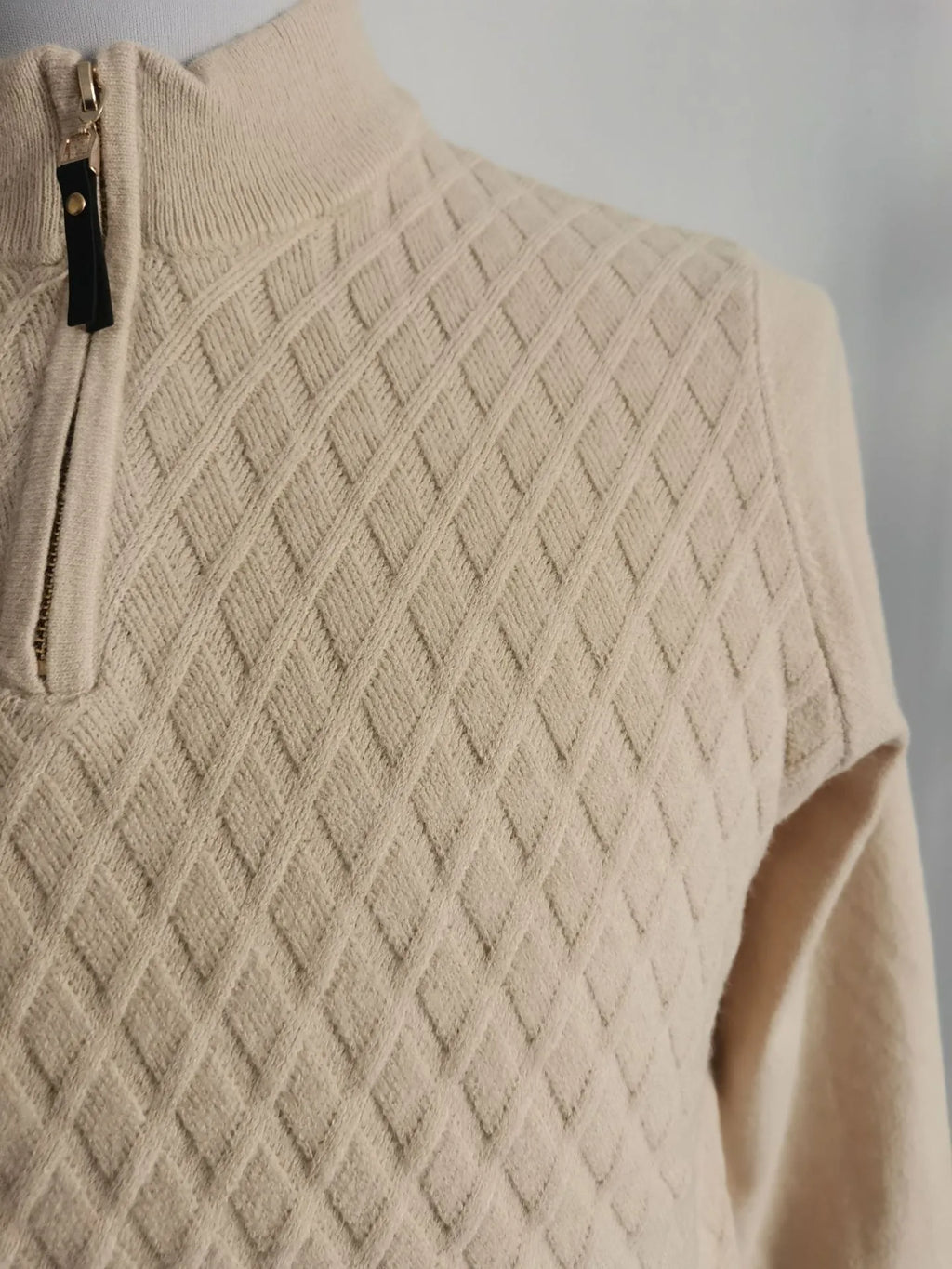 Jersey de punto con media cremallera - Nivard