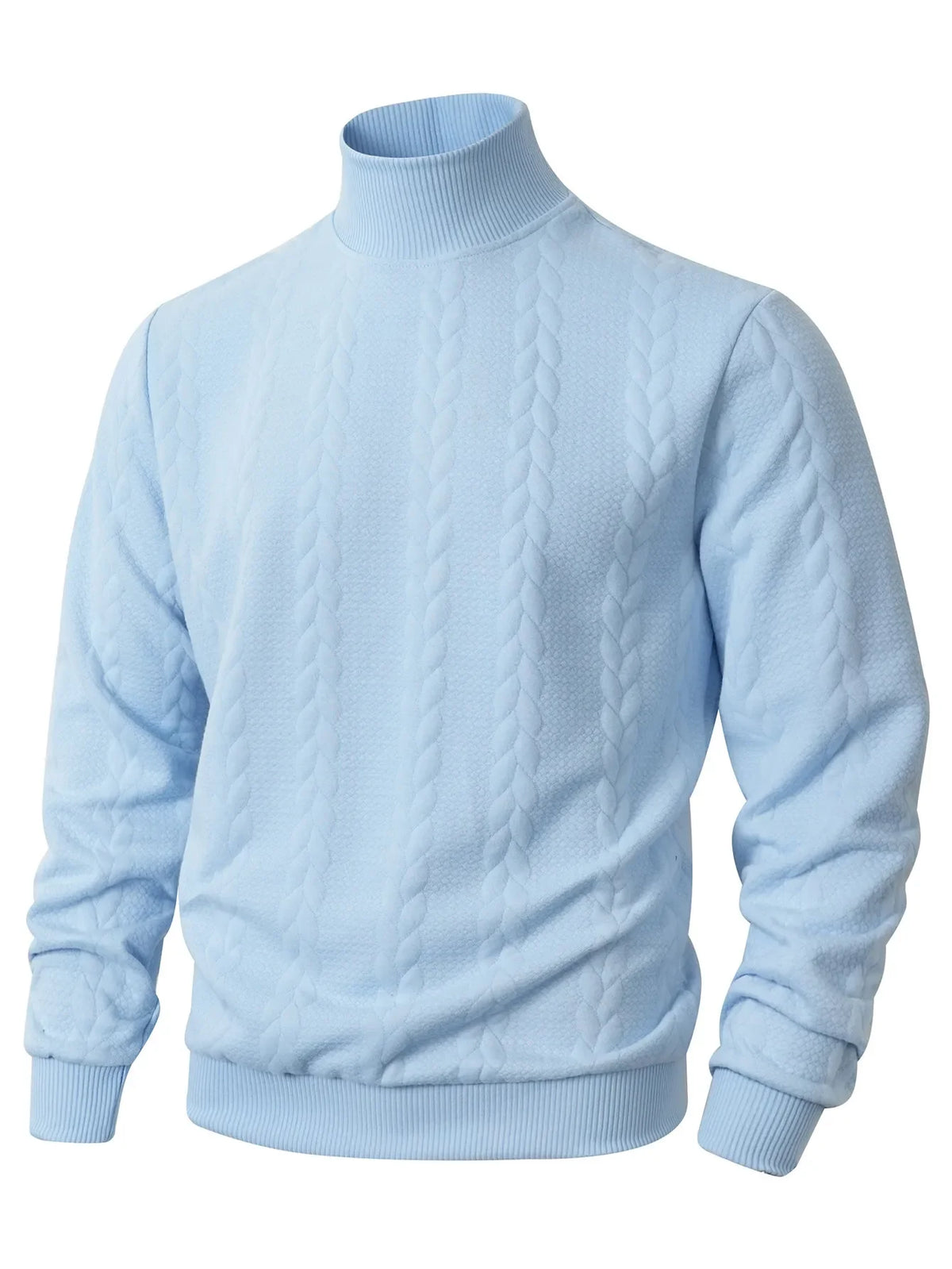 Jersey de punto para hombre con cuello alto - Matteo