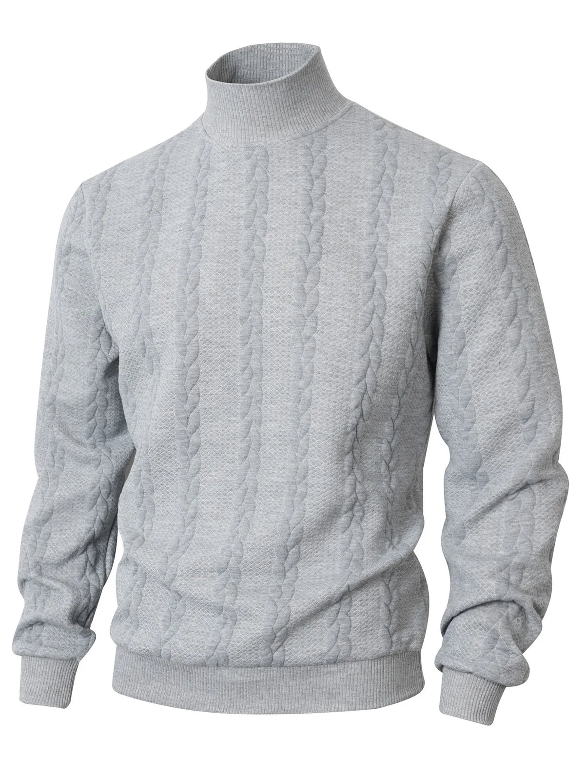 Jersey de punto para hombre con cuello alto - Matteo