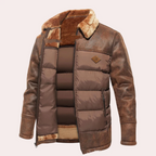 Chaqueta invierno hombre acogedora alta calidad cálida confortable materiales premium - Anselm