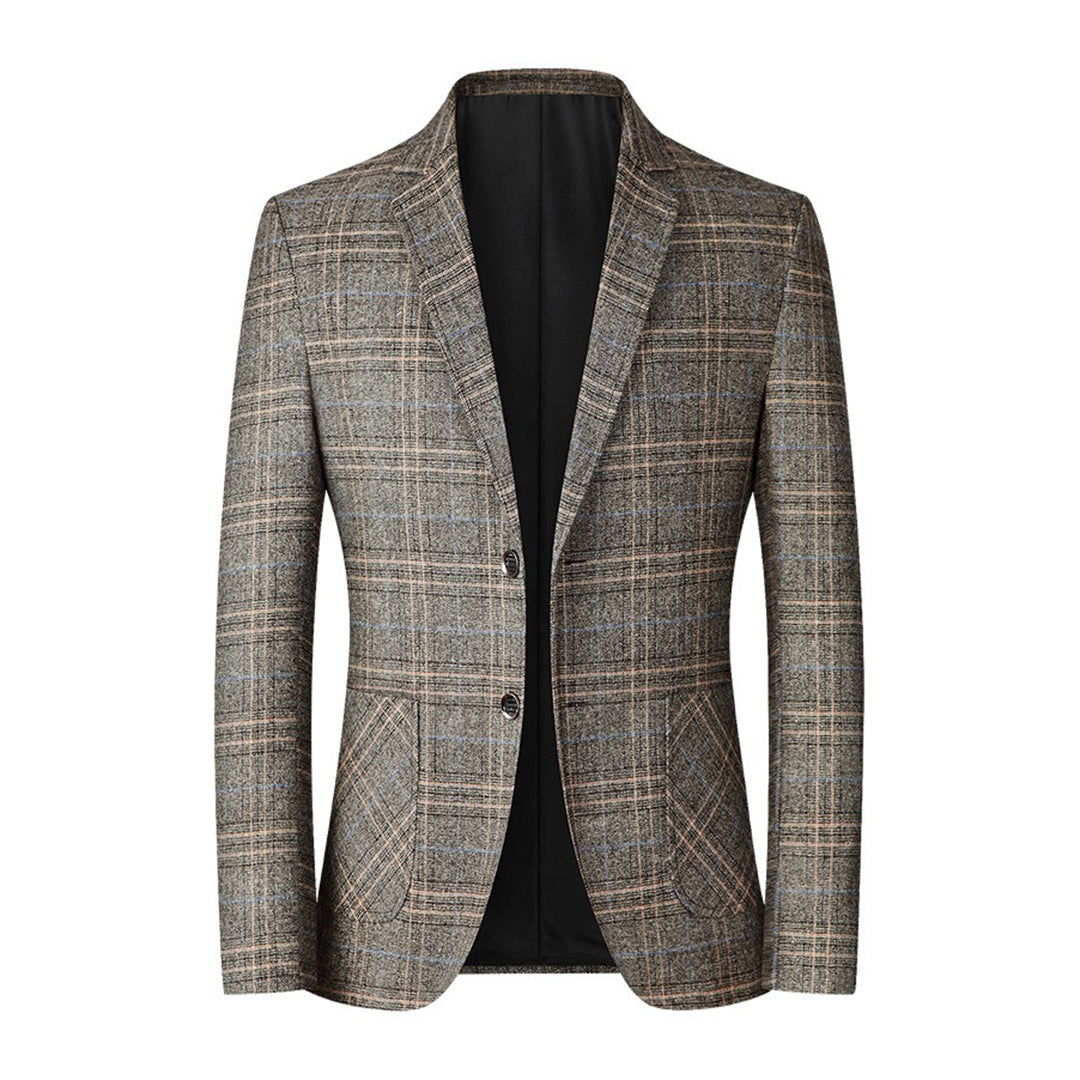 Blazer hombre clásico corte entallado material transpirable elegante oficina - Aurelio