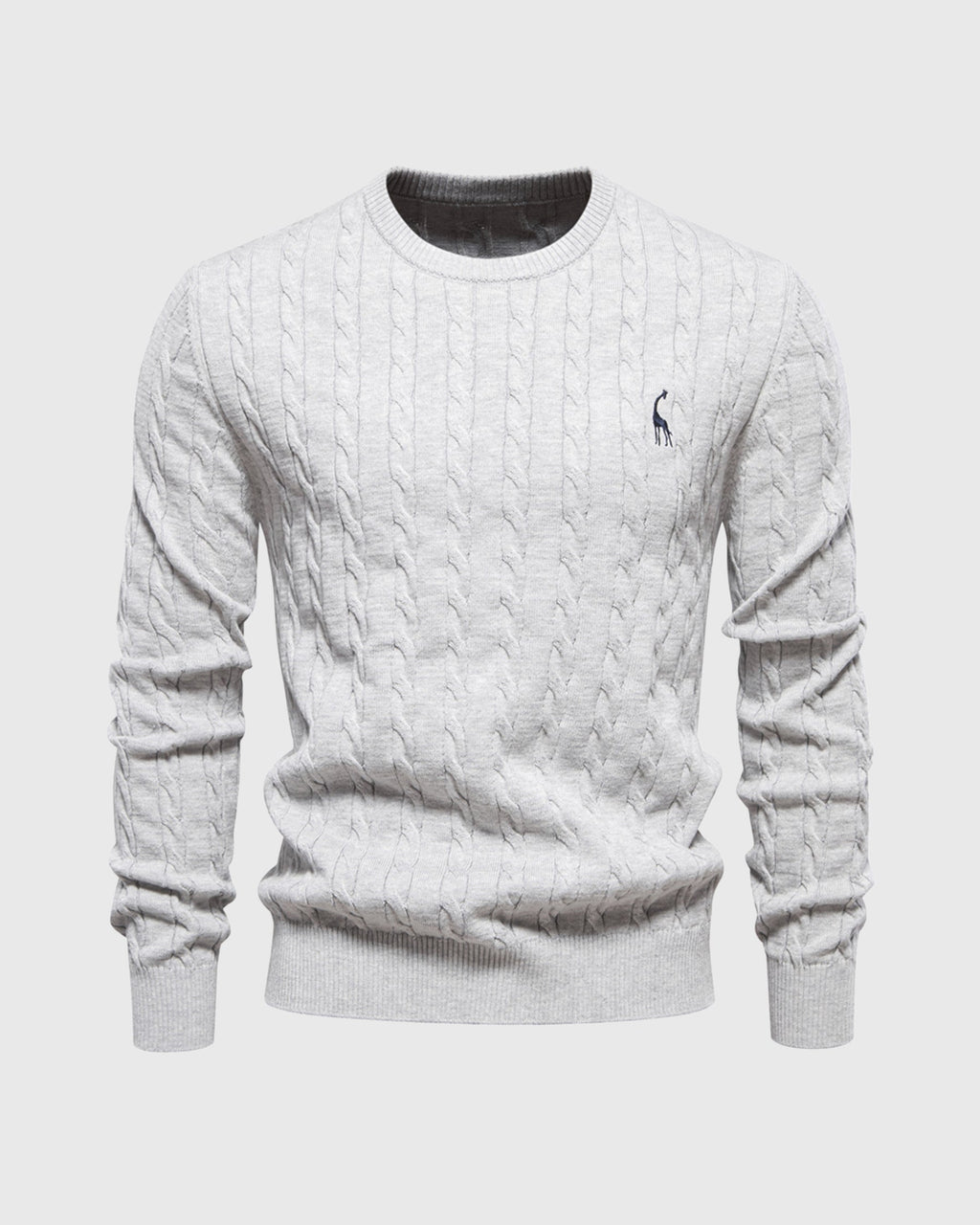 Suéter para hombre tejido de punto trenzado - Lioren