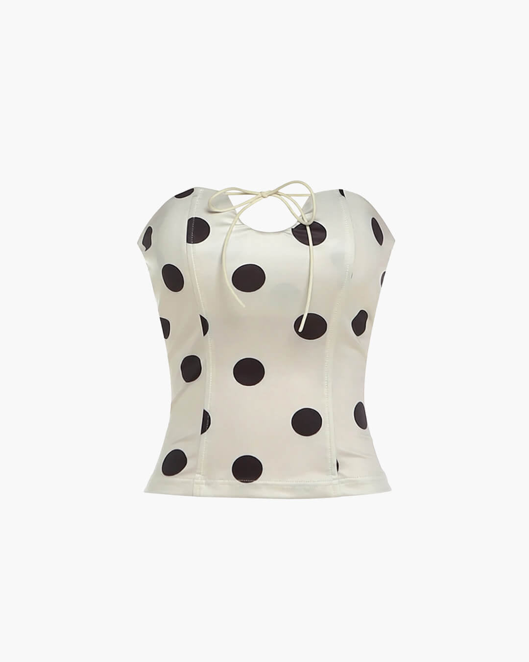 Top corsé de lunares fiesta para mujer - Elina