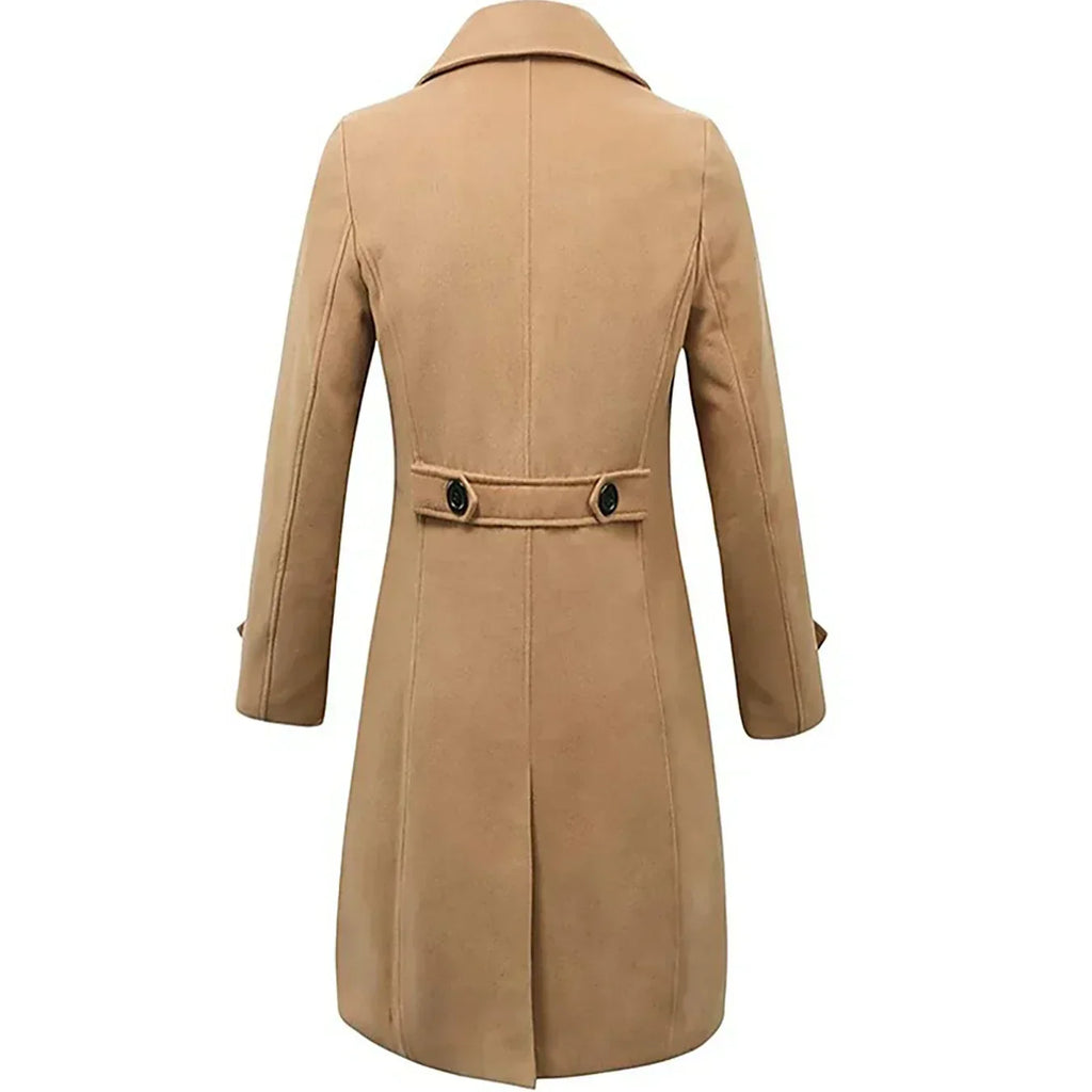 Abrigo lana hombre corte clásico elegante invierno cálido versátil - Aldric