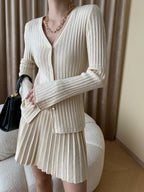 Livia - Formal y elegante conjunto de punto de dos piezas