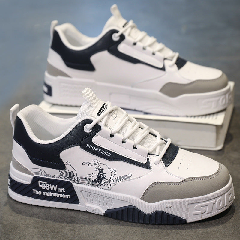 Zapatillas casuales para hombre diseño urbano gráfico - Graden