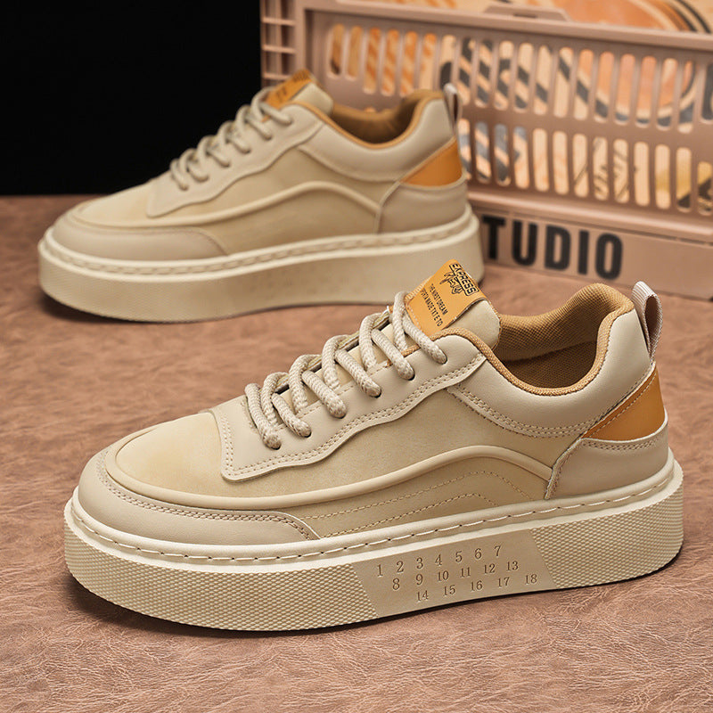 Zapatillas casuales para hombre diseño minimalista suela elevada - Aurelio