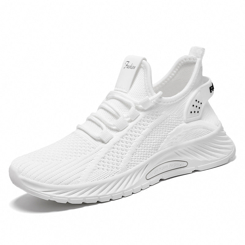 Tenis deportivos de tejido knit elástico para mujer - Sajeale
