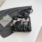 Bolso tote mujer lazos decorativos estilo universitario - Amelia