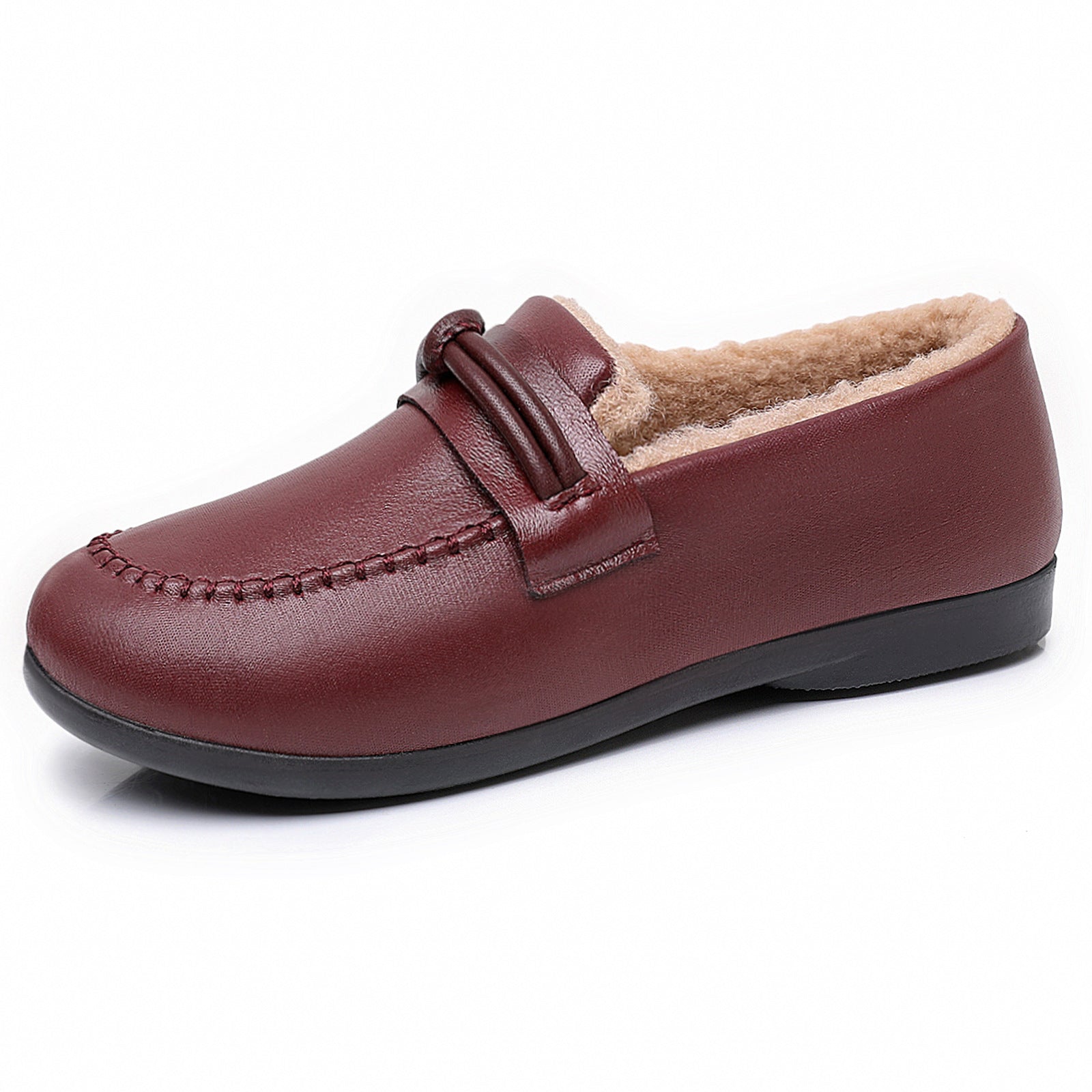 Mocasines de mujer con forro interior térmico y diseño clásico - Selka