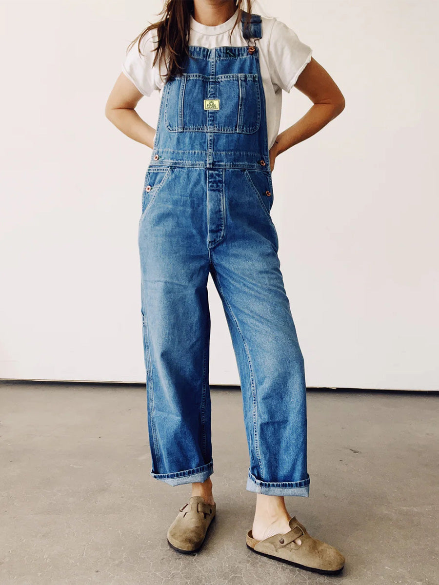 Peto vaquero mujer algodón vintage oversize ajustable – Susi