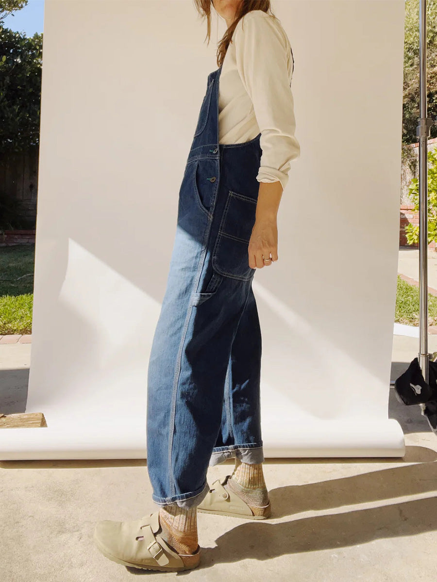 Peto vaquero mujer algodón vintage oversize ajustable – Susi