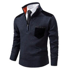 Sueter de punto hombre con media cremallera - Lennart