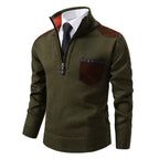 Sueter de punto hombre con media cremallera - Lennart