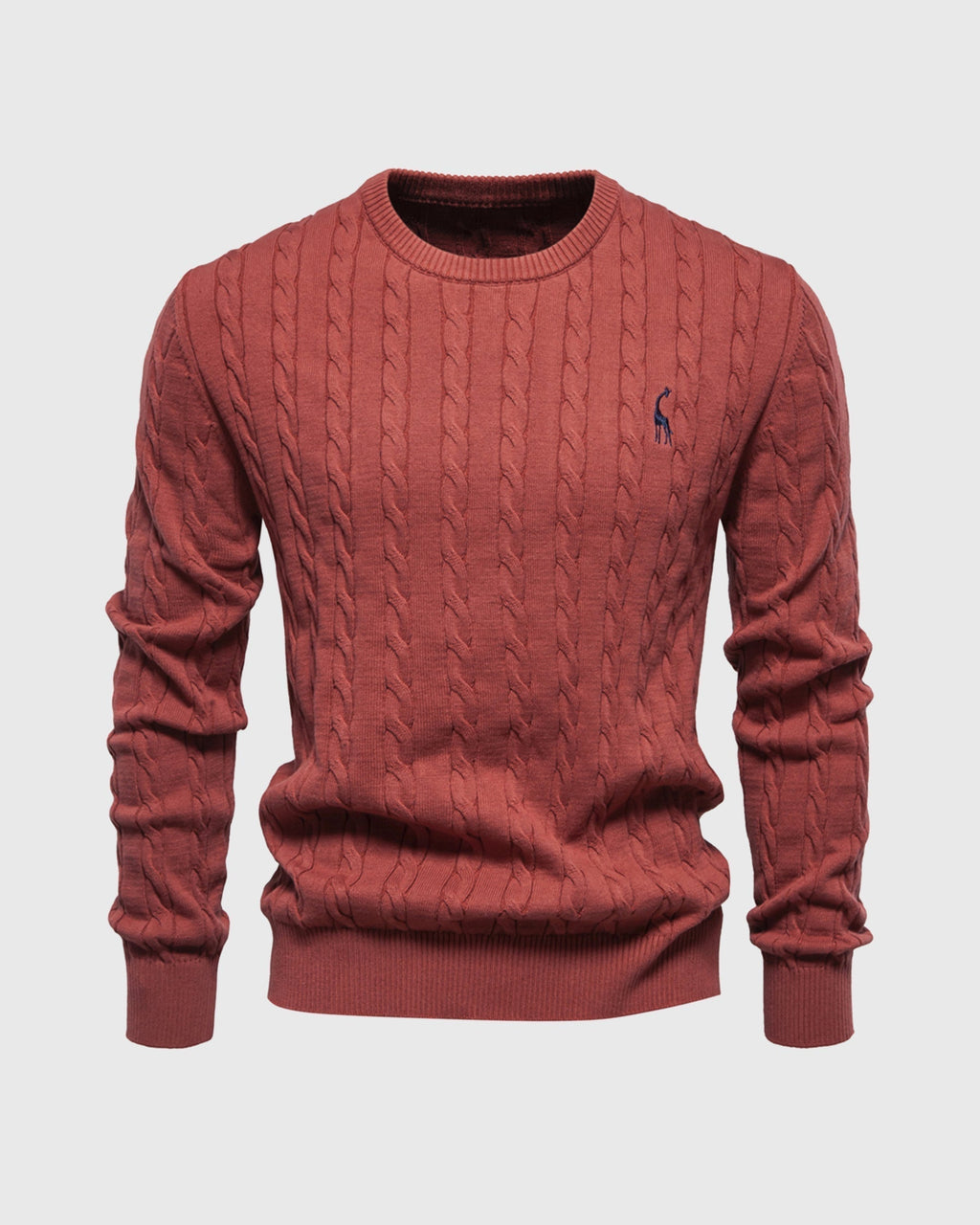 Suéter para hombre tejido de punto trenzado - Lioren