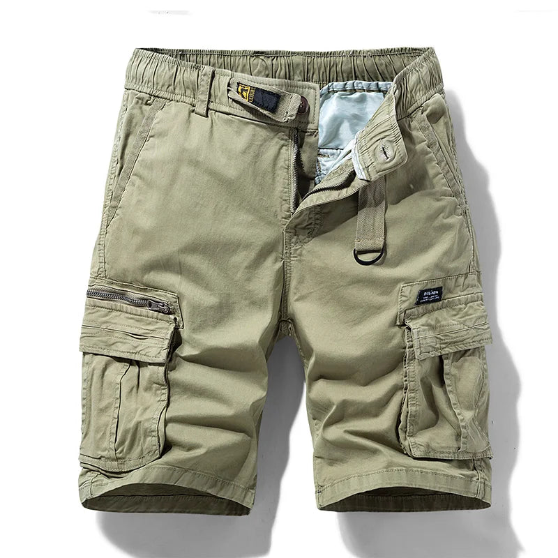 Shorts cargo camuflaje con múltiples bolsillos para hombre - Ranger