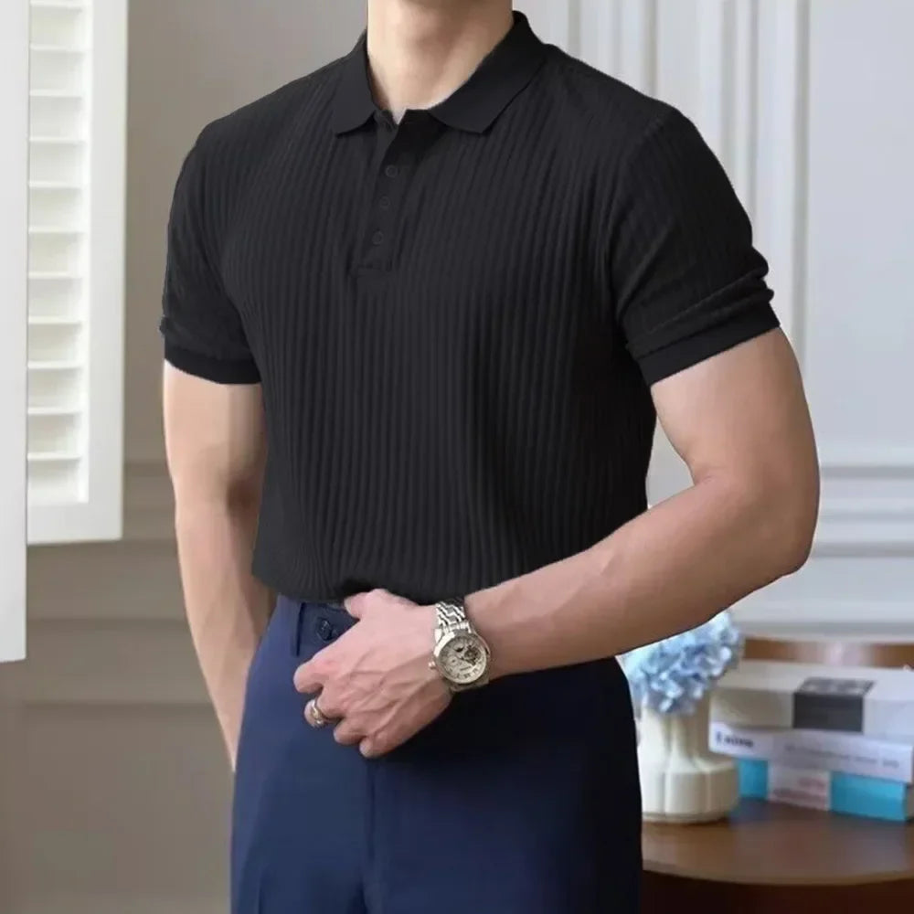 Polo ajuste slim y cuello clásico para hombre - Barret