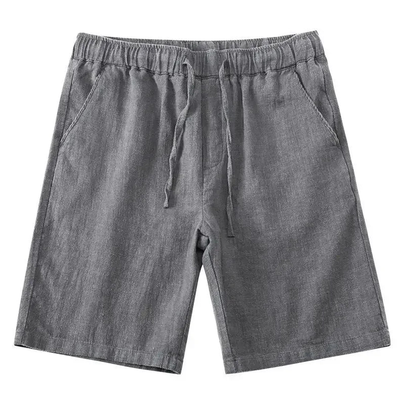 Pantalón corto de algodón y lino para hombre - Neroli