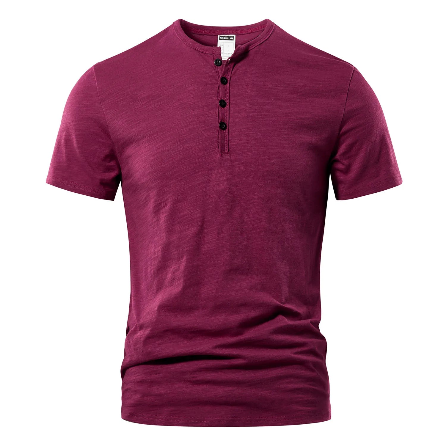 Camiseta Henley para hombre - Casual y clásica