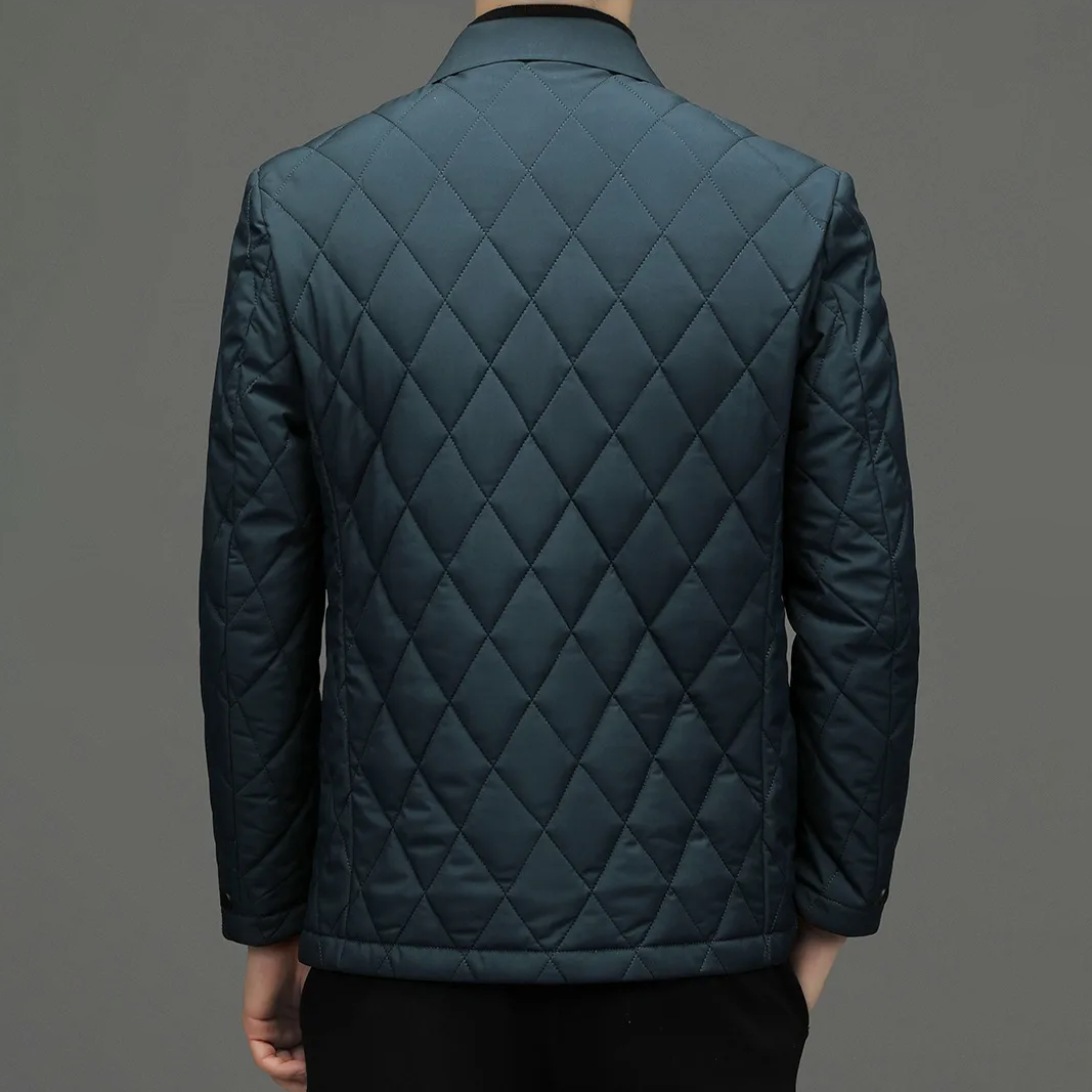 Chaqueta hombre estilo monograma resistente agua térmica elegante sofisticada - Apolo