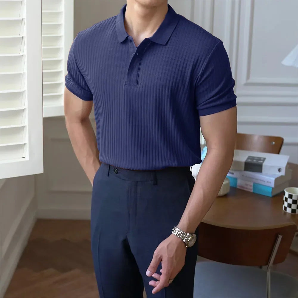 Polo ajuste slim y cuello clásico para hombre - Barret