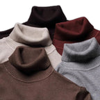 Suéter para hombre cuello alto punto suave - Idris