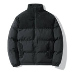 Chaqueta acolchada unisex detalles pana paneles bolsillos térmica contemporánea - Aiden