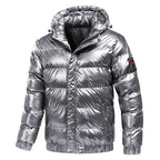 Chaqueta puffer hombre invierno impermeable acolchada térmica resistente - Kaleb