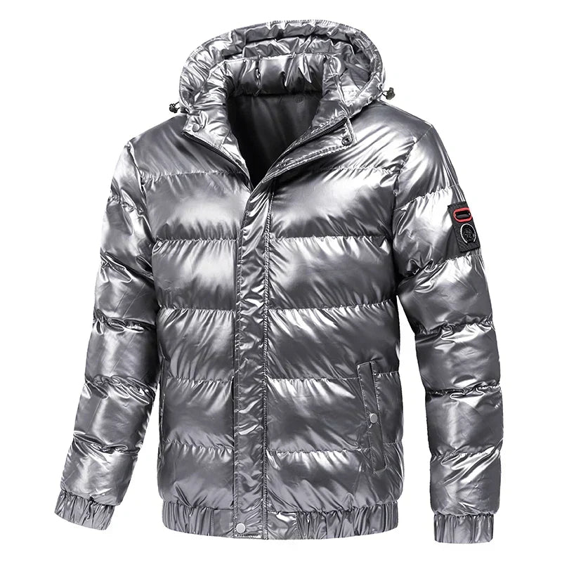 Chaqueta puffer hombre invierno impermeable acolchada térmica resistente - Kaleb