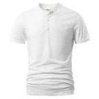 Camiseta Henley para hombre - Casual y clásica
