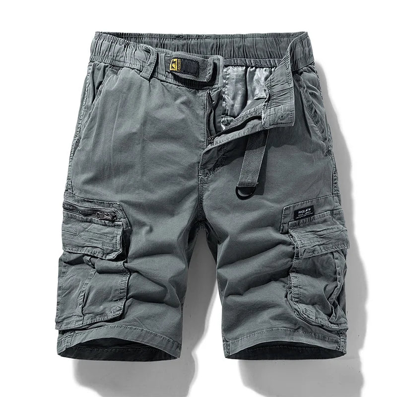 Shorts cargo camuflaje con múltiples bolsillos para hombre - Ranger