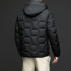 Chaqueta hombre monograma elegante versátil sofisticada materiales premium distinguida - Massimo