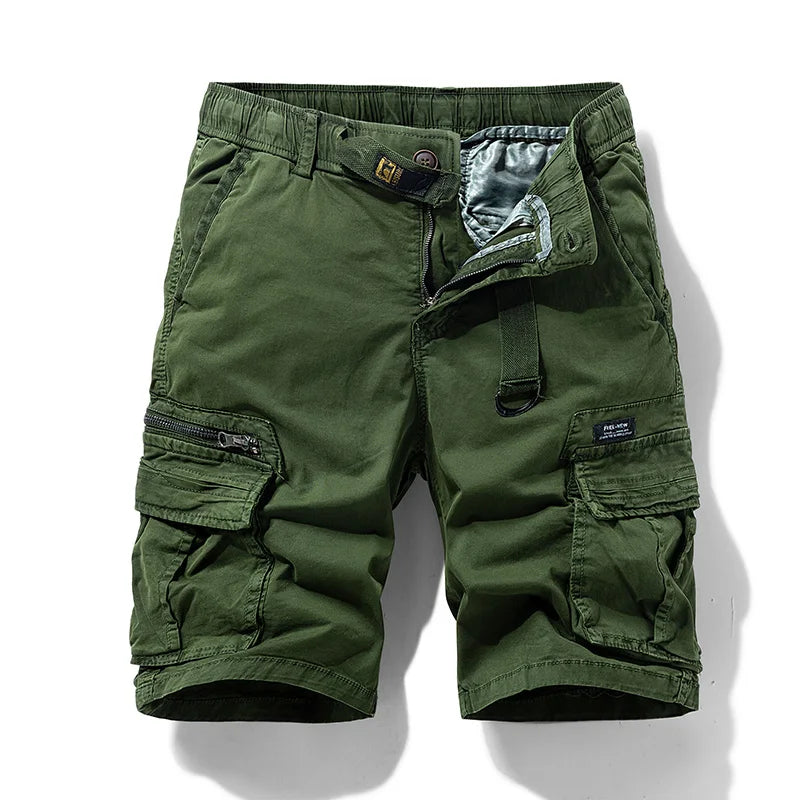 Shorts cargo camuflaje con múltiples bolsillos para hombre - Ranger