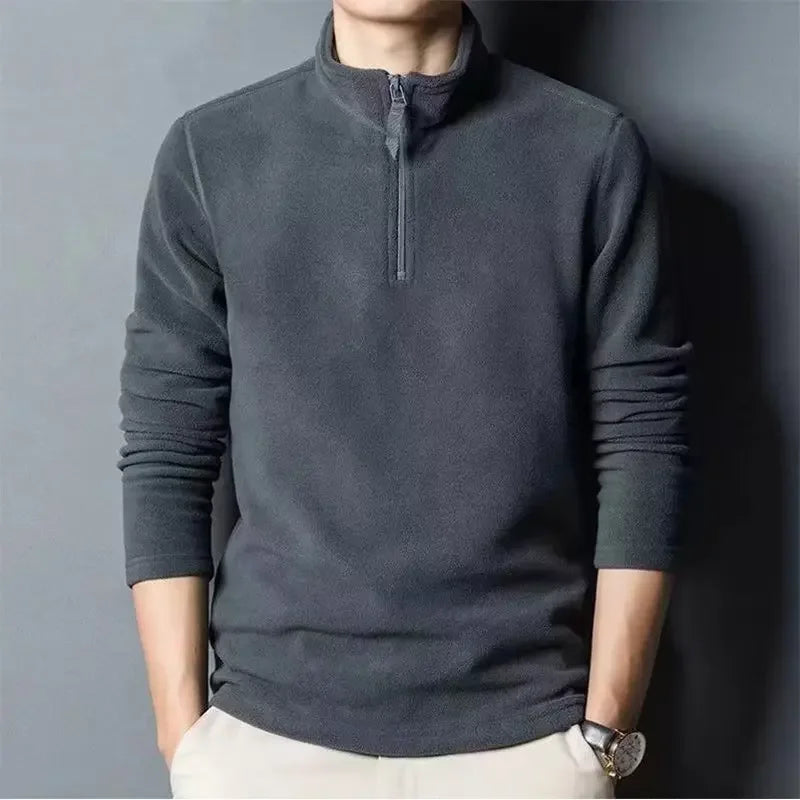 Jersey polar para hombre con media cremallera - Braden
