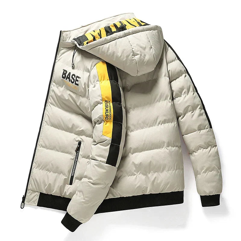 Chaqueta invierno hombre térmica impermeable resistente cálida abrigada diario - Thomas