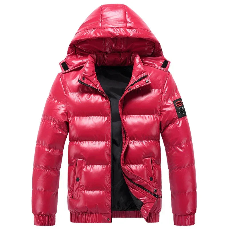 Chaqueta puffer hombre invierno impermeable acolchada térmica resistente - Kaleb
