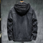 Chaqueta vaquera para hombre con capucha moderna - Elrick