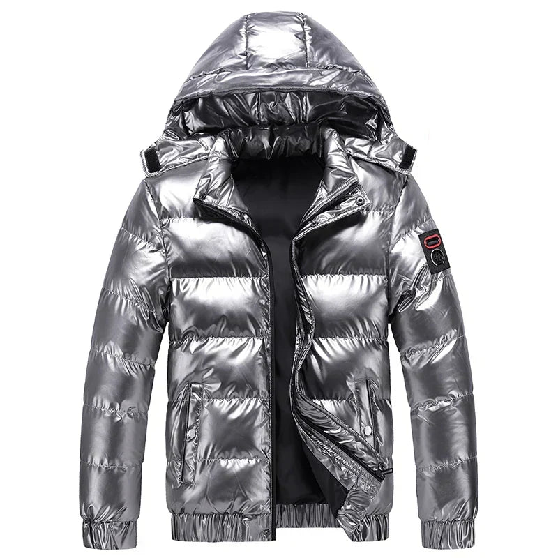 Chaqueta puffer hombre invierno impermeable acolchada térmica resistente - Kaleb