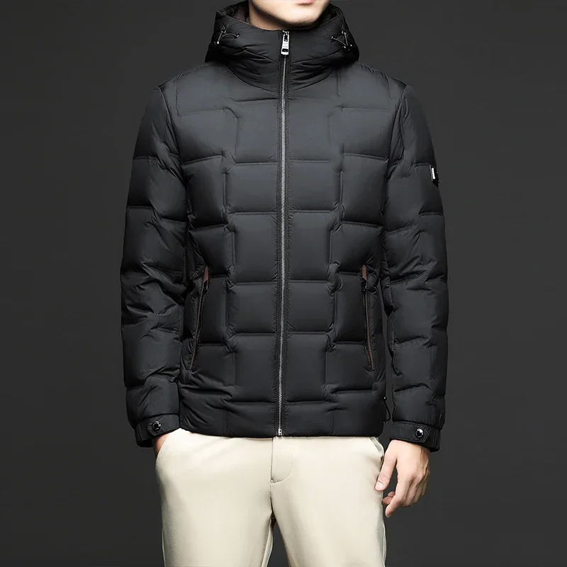Chaqueta hombre monograma elegante versátil sofisticada materiales premium distinguida - Massimo