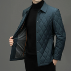Chaqueta hombre estilo monograma resistente agua térmica elegante sofisticada - Apolo